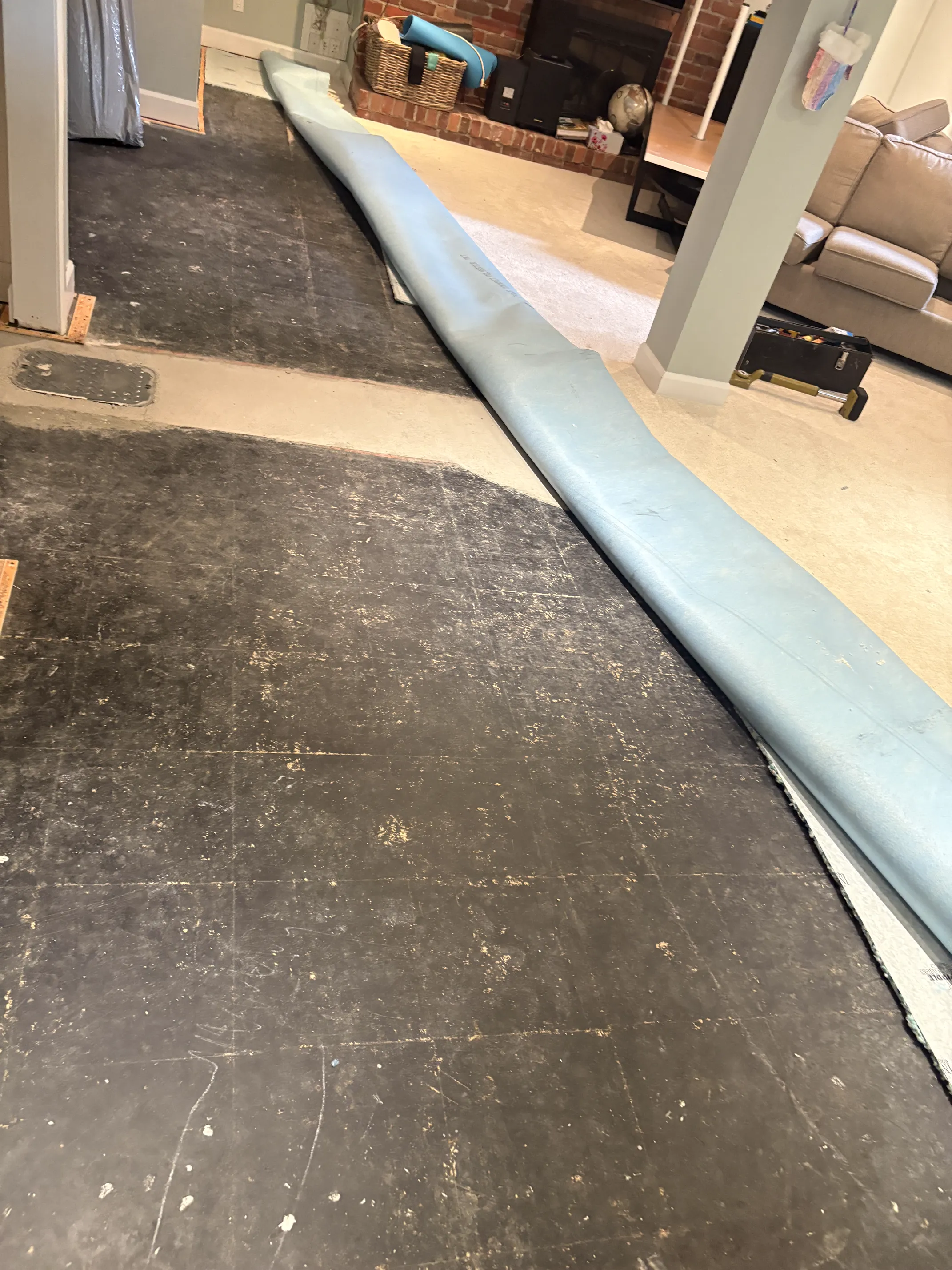 Kanata Lakes · Old carpet torn out